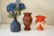 2 Urns and 1 Vase