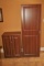 2 Wood Cabinets