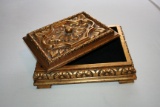 Gold Wooden Jewelry Box