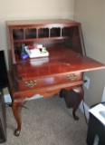 Secretary- Cherry Wood w/Office Supplies