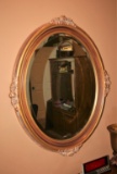 Oval Framed Mirror