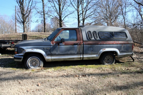 1990 Ford Ranger with Camper Top