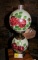 Double Globe Floral Lamp