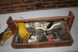 Wooden Tool Box with Plumbing Fixtures