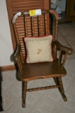 Small Wooden Rocking Chair