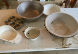 Dish Pans, Chamber Pots