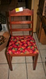 Wooden Chair with Apple Bottom
