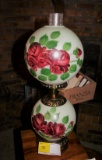 Double Globe Floral Lamp