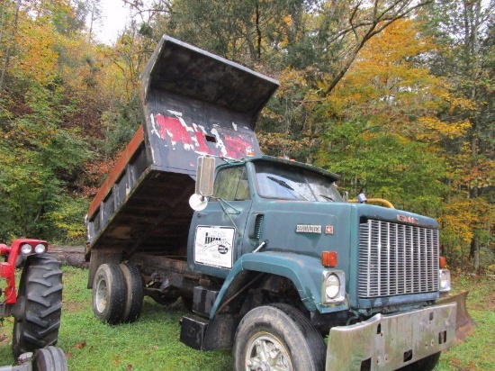 1981 GMC Brigadeer dump truck-Cummins engine, RUNS