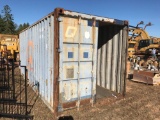 BLUE 20' SHIPPING CONTAINER