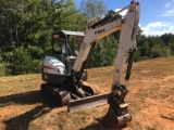 2011 BOBCAT E32 MINI EXCAVATOR, S# A94H13545, OROPS, RUBBER TRACKS, 18? GEITH TOOTH BUCKET
