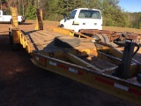 BELSHE 2 AXLE TRAILER, GI HITCH, RAMPS, HD AXLES(no title, invoice only)