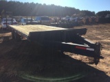 2006 HOOPER 7 TON TAG TRAILER. VIN 4T0FB212361004014. 16? WITH 5? DOVE TAIL. REAR LOADING RAMPS.
