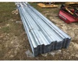 NEW 20ga. GALVANIZED METAL DECKING, 19' X 36