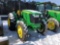 2015 JD 5055E UTILTY TRACTOR, S# 114275, 4WD, 3PH, 540 PTO, PLUMBED FOR LOADER W/JOYSTICK, 26 HOURS,