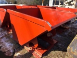 NEW 2 YARD SELF DUMPING HOPPER, W/ FORK POCKETS