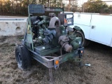 MILITARY PORTABLE WATER PUMP, DIESEL ENGINE