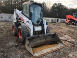 BOBCAT S630 SKID STEER LOADER, SN:A3NT13181, OROPS, AUX HYDRAULICS, QUICK COUPLER, BUCKET, 1379