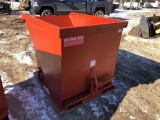 NEW 1.5 YARD DUMPING HOPPER WITH FORK POCKETS