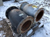 2 PIPE COUPLERS