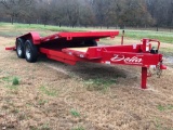 NEW 2018 DELTA 7 TON BUMPER TILT DECK TRAILER, NEW/UNUSED, 20? DECK, DEXTER TORSION AXLES, SINGLE 5