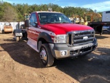 2006 FORD F450, AMBULANCE CONVERSION, AIR RIDE, GOOSENECK HITCH, 6.0 POWERSTROKE DIESEL, 122,410