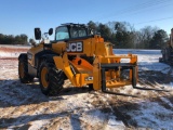 2014 JCB 535-140 hi-viz TELEHANDLER, S# JCB5APXGC02339482, CAB AIR HEAT, OUTRIGGERS, CRAB STEER,