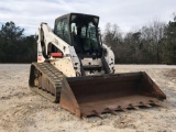 2005 BOBCAT T300 MULTI TERRAIN LOADER, S# 525414796, ENCLOSED CAB AIR(door is missing)4403 HOURS,