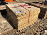 Pallet of 1/2? plywood sections