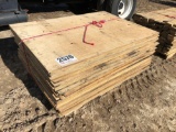 Pallet of 1/2? plywood sections