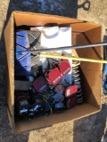 BOX OF MISC. TRAILER LIGHTS/PARTS