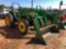 JOHN DEERE 5300 AG TRACTOR. 4X4. JD 540 FRONT END LOADER WITH BUCKET. S/N LV5300E530968. 2232 HOURS