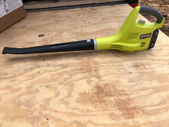 NEW RYOBI 18V CORDLESS BLOWER WITH BATTERY