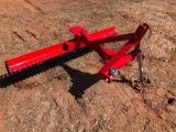 NEW KING KUTTER H.D. 6' 3PH ROOT/ROCK RAKE, REVERSIBLE(RED)