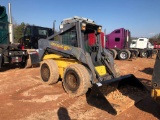 NEW HOLLAND LS 190 SKID STEER LOADER, SN 196933, OROPS, NEW SMOOTH EDGE BUCKET, AUX. HYDRAULICS,