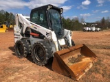 2012 BOBCAT S650 MULTI TERRAIN LOADER, ENCLOSED CAB, HEAT, A/C,SOLID TIRES, AUX HYDRAULICS, S/N