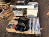Pallet of welding supplies in miscellaneous