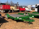 2018 BIG TEX 70CH-20 TAG TRAILER, VIN:16VCX2029J2087218, SLIDE IN RAMPS