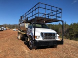 2003 FORD F-650, 211738 MILES, REG CAB, 6 SPEED TRANS, DIESEL ENGINE, HYDROSEED BED W/ ENGINE AND