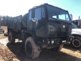 1996 STEWART STEPHENS ARMY TRUCK 2.5 TON UNIT. CAT 9 DIESEL, ALLISON AUTO TRANSMISSION. ELECTRIC/AIR