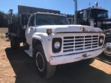 1978 FORD F-700 SINGLE AXLE DUMP TRUCK. 5 SPEED MANUAL TRANSMISSION. 96,570 MILES. VIN 886