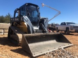 JOHN DEERE 333E MULTI TERRAIN LOADER. S/N MVDE001159. ENCLOSED CAB. HEAT & A/C, RADIO. QUICK TATCH.