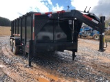 2017 TEXAS PRIDE DUMP TRAILER. MODEL DT71414KGN. 7?X14? GOOSENECK. VIN 1B9G2EGDXHB624703. 7K AXLES.