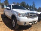 2008 FORD F-150 CREW CAB TRUCK. KING RANCH. SUNROOF. 4X4. HEATED SEATS. POWER WINDOWS & DOOR LOCKS.