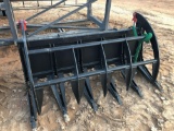 NEW 66? DUAL CYLINDER ROOT GRAPPLE RAKE