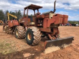 DITCH WITCH R100D TRENCHER. 7? PUSH BLADE. S/N 75098. 100HP DEUTZ DIESEL ENGINE. SOLD WITH 3 EXTRA