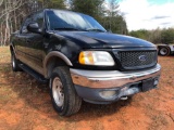 2001 FORD F-150 XLT TRUCK. CREW CAB, SWB. POWER WINDOWS & LOCKS. CLOTH INTERIOR. VIN