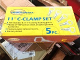 NEW NORTHERN INDUSTRIAL 11? C-CLAMP SET