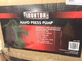 NEW IRONTON HAND PRESS PUMP