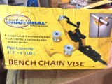 NORTHERN INDUSTRIAL BENCH CHAIN VISE